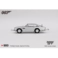 thumbnail image 2 of Aston Martin DB5 RHD Birch Silver Metallic 007 James Bond "Goldfinger" (1964) Movie Limited Ed 1/64 Diecast Model Car by Mini GT, 2 of 6
