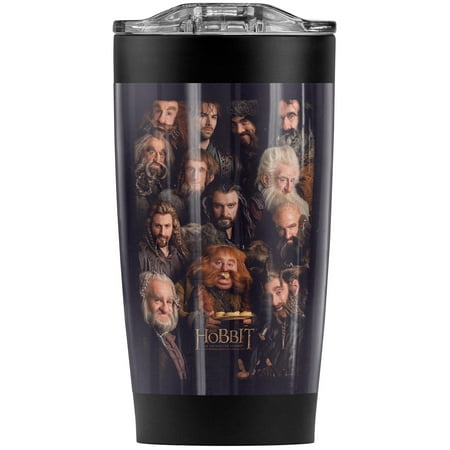 

The Hobbit/Dwarves Poster Stainless Steel Tumbler 20 oz Coffee Travel Mug/Cup Vacuum Insulated & Double Wall with Leakproof Sliding Lid | Great for Hot Drinks and Cold Beverages