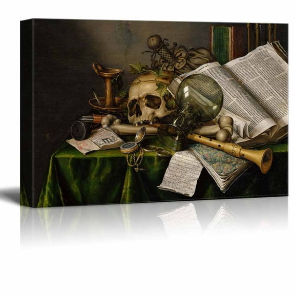 Wall26 Edward Collier Famous Painting - Canvas Art Wall Decor - 12"x18"