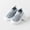 Grey, variant on Infant Sock Shoes Soft Rubber Sole Non-Slip Winter Knit Mesh Upper Breathable Slip on First Walker Sneakers