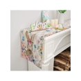 thumbnail image 4 of 1PC Easter Table Runner, Stripe Rabbit Floral Spring Table Runner For Indoor Outdoor Home Holiday Party Easter Decor, 4 of 4