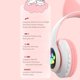 thumbnail image 5 of Auriculares Irfora Auriculares plegables Cat Ear BT 5.0 con efecto de iluminación RGB, unidad de controlador de 40 mm, compatible con conexión por cable AUX / reproducción de tarjetas TF / modo FM, ne Irfora Auriculares, 5 of 7