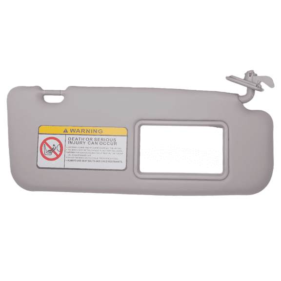 Driver & Passenger Side Sun Visor Replacement Fits For Hyundai Accent 1E 2011-2015 Sunshade With Mirror 85210-1R000 85220-1R000 ,Sun Visor Replacement Parts For Car-grey-Right