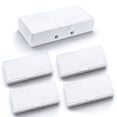 thumbnail image 1 of GearIT Flat Speaker Wire Terminal Block Connector (4 Pack) for Hidden Invisible Flat Wire, Paintable Speaker Wire, Flat Low Voltage Wire in White, 4 Pk, 1 of 1