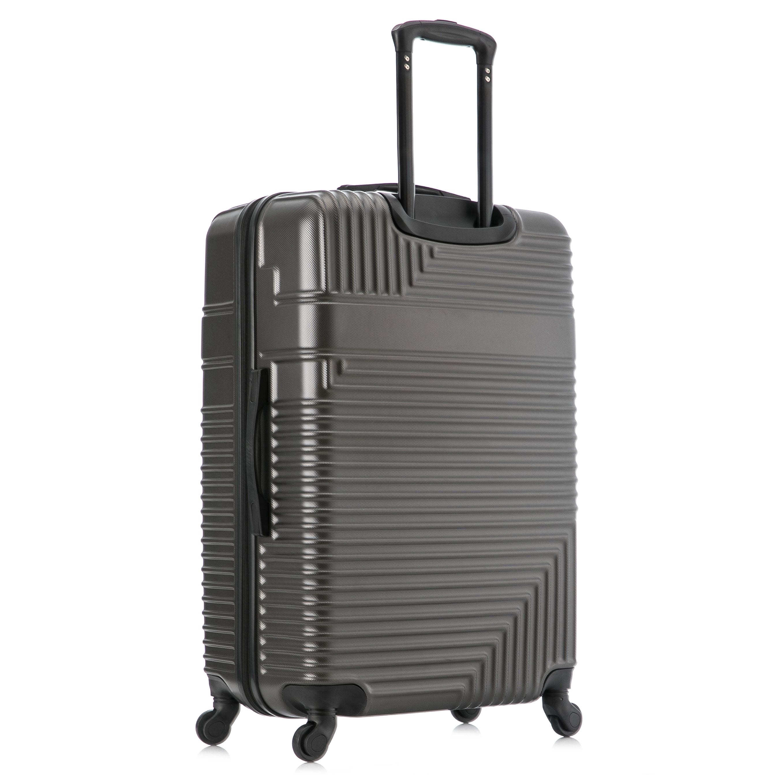 InUSA Resilience 28" Hardside Lightweight Luggage with Spinner Wheels, Handle, and Trolley, Charcoal