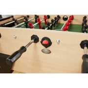 Playcraft Milan European Foosball Table, Light Maple