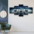 thumbnail image 4 of TISHIRON 5PCS Framed Canvas Wall Art Set,60"x32" SR-71 Blackbird Strategic Aircraft Canvas Art Decor, 4 of 7