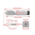 thumbnail image 4 of Reposapiés plegables para motocicleta M8, antideslizantes, de aleación de aluminio, universales, para bicicletas, ATV, UTV, Go Kart, 2 uds., 4 of 8