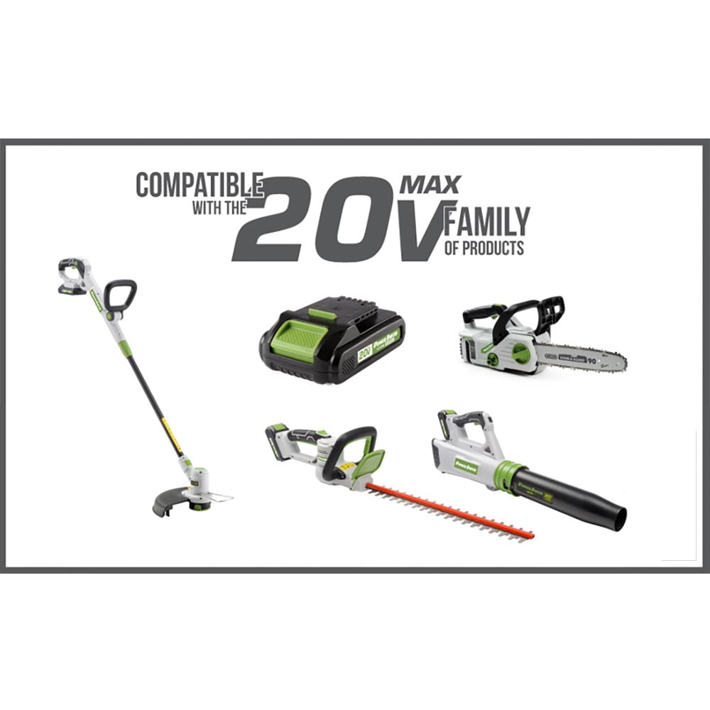 PowerSmith 20V Lithium Ion Battery Powered Cordless Brushless Motor Leaf Blower
