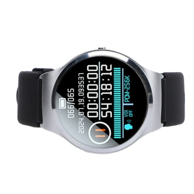 Bracelet Recording Device, MP3 Playback Voice Activated Voice Recorder Watch Organic LED Screen for Meeting 4G,8G,16G,32G
