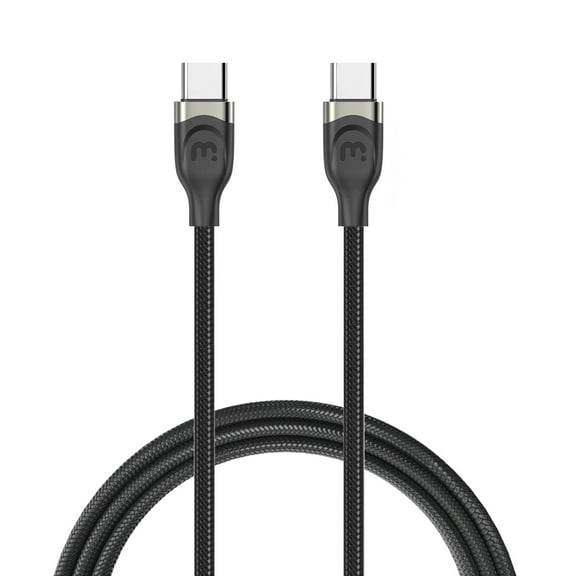 MyBat Pro USB-C to USB-C Braided Cable (L=3 FT) - Black
