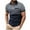 Gray, variant on Vivianyo HD Men's Short Sleeve Henley Shirt Men's Pullover Stand Collar Button Pocket Short Sleeve Top Sports Stand Collar Top/Shirt