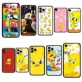 thumbnail image 2 of iPhone 11 12 Mini Pro Max tweety Funda De Teléfono Negro Suave De Dibujos Animados, 2 of 4