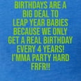 thumbnail image 3 of CafePress - Birthdays Are A Big Deal To Leap Year Babies T Shirt - Womens Football Shirt, 3 of 4