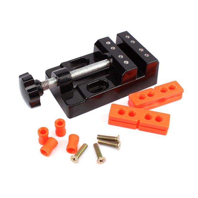 WDOplteas Universal 57mm Ajustable Mini Mordaza Banco Abrazadera Taladro Prensa Tornillo Mesa Fijo