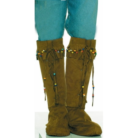 60's 70's Hippie Beaded Bead Boot Tops Shoe Covers Adult Costume