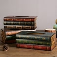 thumbnail image 4 of Tissue Box Cover Vintage: Antique Book Facial Tissue Box Holder Napkin Holder, 4 of 10