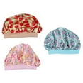 thumbnail image 4 of 3pcs Adjust Satin Bonnet Hair Styling Hair Care Kids Child Night Sleep Hats, 4 of 8