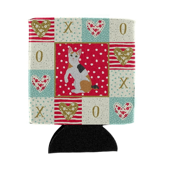 Carolines Treasures CK5765CC Japanese Bobtail Cat Love Can or Bottle Hugger Can Hugger multicolor