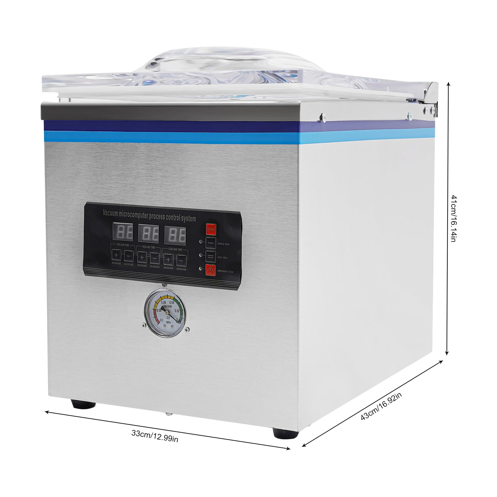 360W Vacuum Sealer, Sealing Machine and Food Saver, 110V ZK-260 Automatic Vacuum Sealing Machine for Home Kitchen Use
