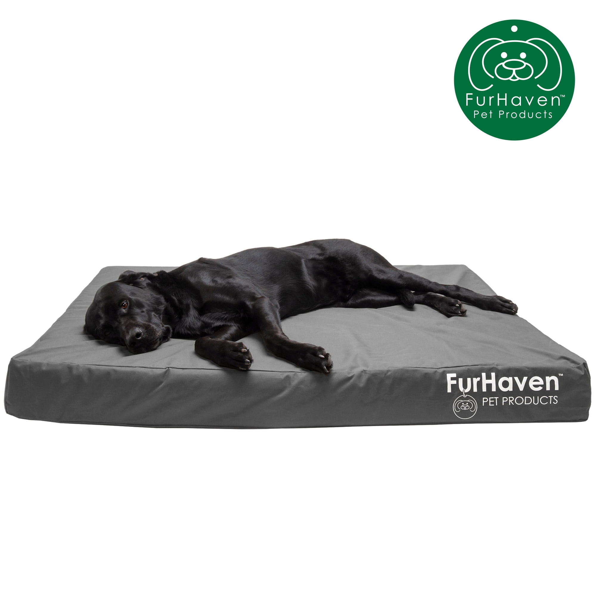 FurHaven Pet Products Furhaven Logo Indoor/Outdoor Deluxe Orthopedic