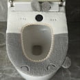 thumbnail image 5 of Hiroekza Toilet Seat Covers,Soft Warmer Toilet Seat Cushion Cover Toilet Seat Household Embroidery Sitting Washer Toilet Seat Cover Cute Washer Universal Toilet Seat Clearance, 5 of 6