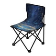 thumbnail image 2 of 600D Oxford Camping Chair Portable Foldable Chair Supports 220 lbs for Picnic, Fishing, Backpacking Magical Night Sky with Fish, 2 of 8