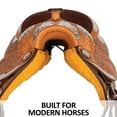 thumbnail image 3 of Schneiders Denver II Show Saddle | Semi-Quarter Horse Bars | Light Oil | Size 14, 3 of 6
