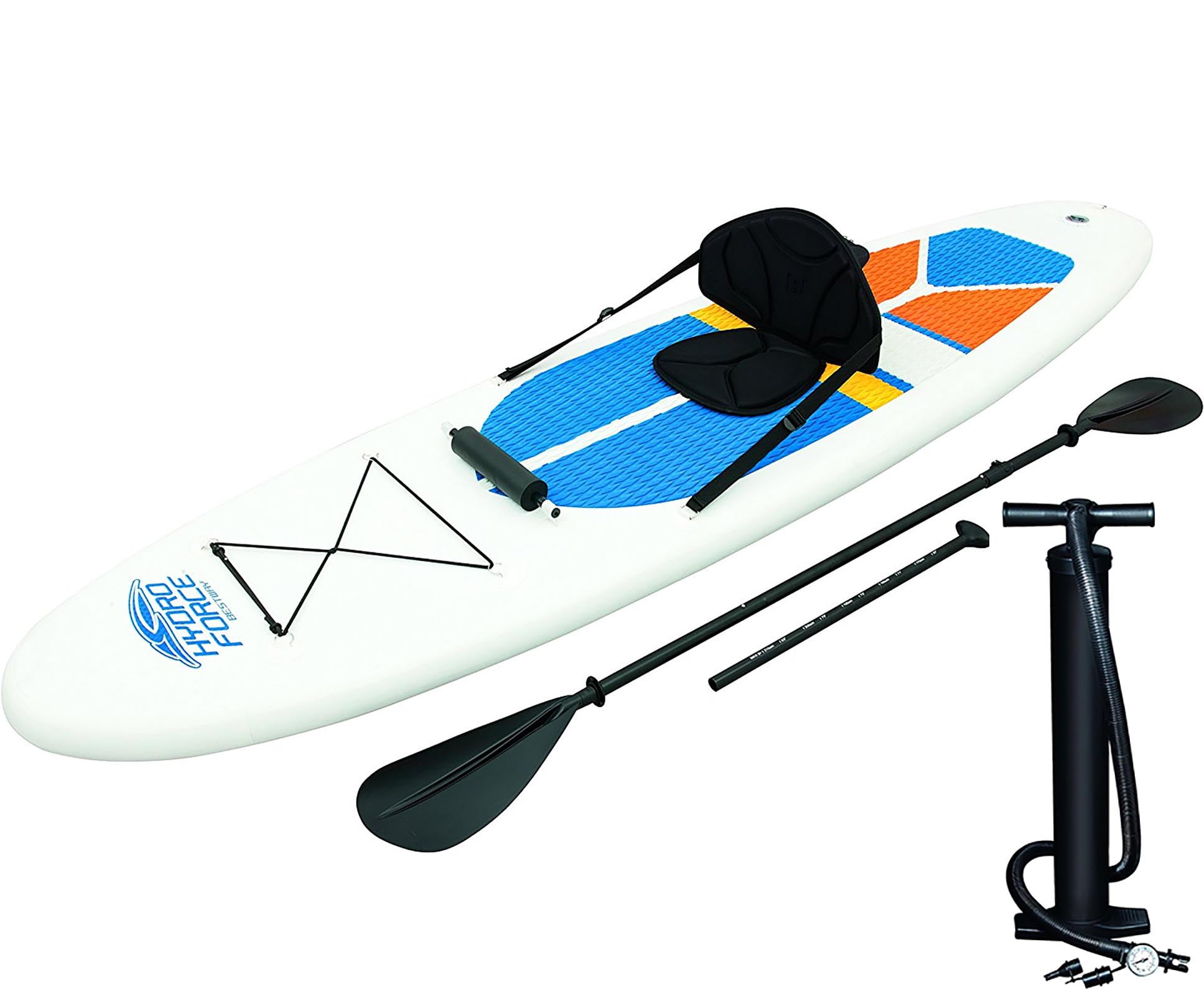 Bestway Hydro-Force White Cap Inflatable SUP Stand Paddle & Kayak 65069 Walmart.com