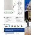 thumbnail image 5 of Electrix Essential 3" White Complete Fixture Gimbal Spot 743 LM 3000˚K CCT Warm White Light - DWL3GS9, 5 of 6