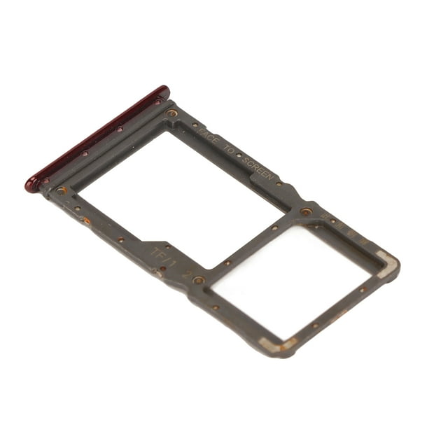 Sim Card Tray Set, Perfect Fit Ideal Replacing Sturdy Replacement Sim Card Tray With Brush For Repair For Mobilephone Red