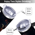 thumbnail image 3 of Mystical Eye Galaxy Stainless Steel Insulated Mug with Lid and Handle, 40oz, 3 of 4