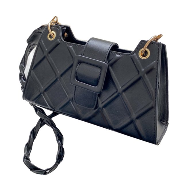 Bolso de hombro femenino Ticfox de cuero PU impermeable gran capacidad
