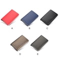 thumbnail image 4 of Sonducket Monedero de bloqueo multiusos, tamaño compacto, tarjetero, exquisito diseño Simple, ranuras autoadhesivas, suministros para hombre Carteras Negro Sonducket AP012206-03, 4 of 6