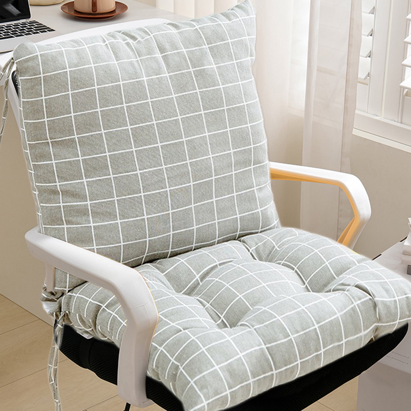 Nkmbld Outdoor Patio Chair Cushions Set, Waterproof and Fade Resistant Seat Cushion for Patio Furniture Chair Pads, Home Decor, Machine Washable