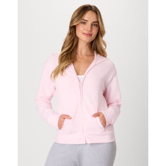 Time and Tru Women's Cropped Zip Up Fleece Hoodie, Sizes XS-XXXL