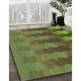 thumbnail image 2 of Ahgly Company Indoor Square Patterned Green Onion Green Area Rugs, 5' Square, 2 of 6