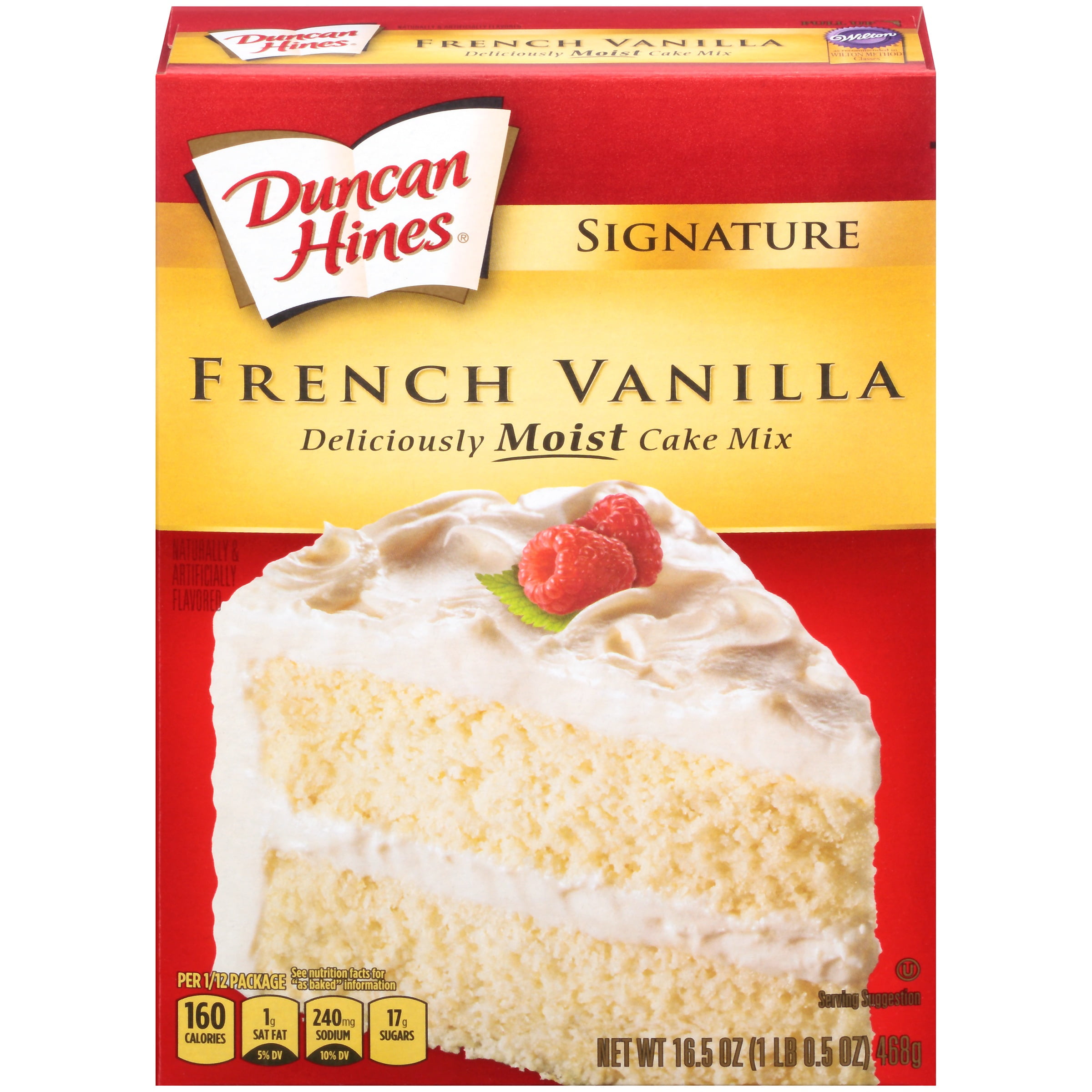 Duncan Hines Signature French Vanilla Cake Mix 16 5 Oz Box Walmart Com Walmart Com