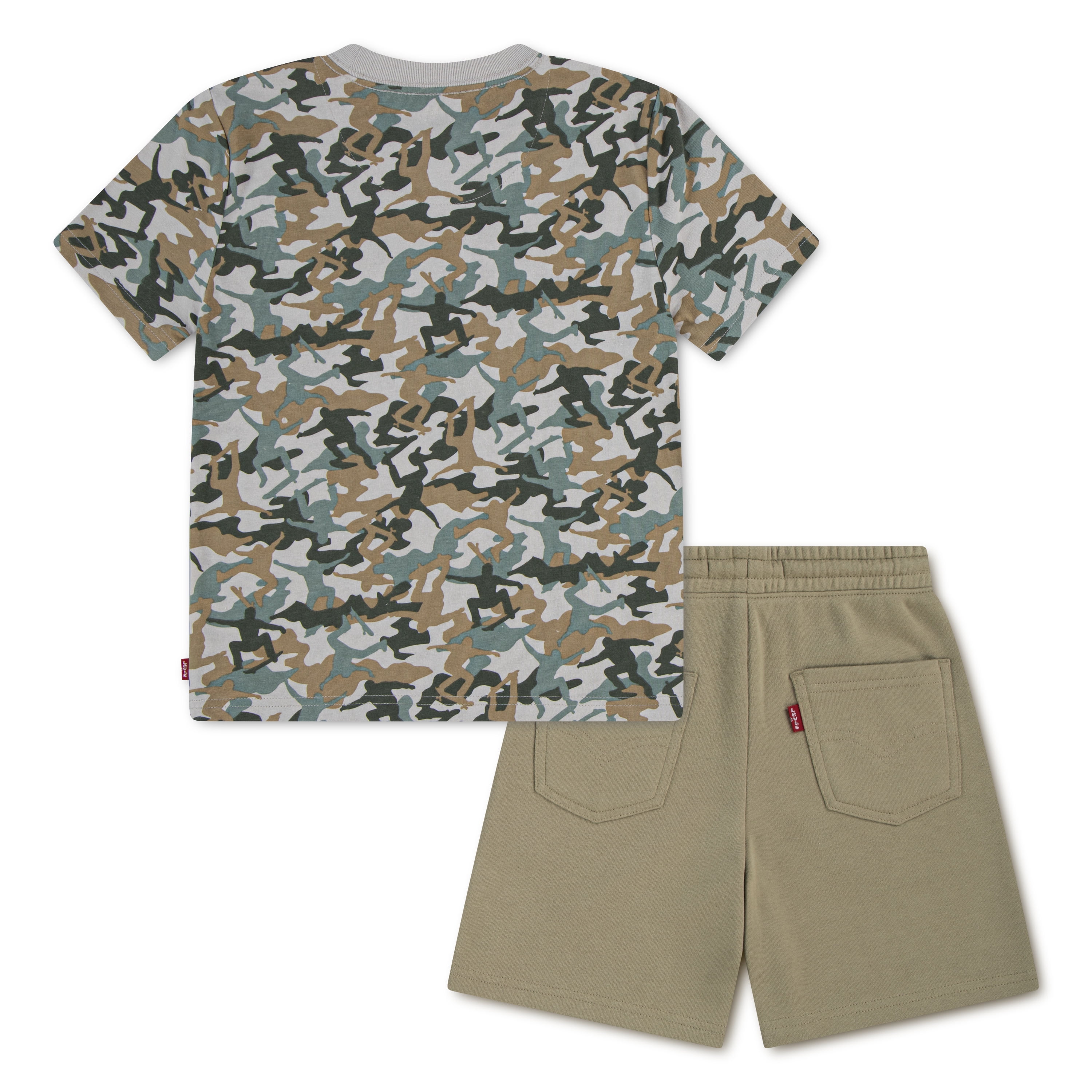 Levi Boys Skate Camo Tee & Short Set, Sizes 4-7