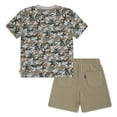 thumbnail image 2 of Levi Boys Skate Camo Tee & Short Set, Sizes 4-7, 2 of 6