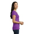 thumbnail image 3 of District Juniors Vintage Wash V Neck Tee-M (Purple Orchid), 3 of 6