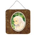 thumbnail image 1 of Golden Retriever Aluminium Metal Wall Or Door Hanging Prints, 1 of 1