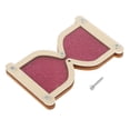 thumbnail image 2 of Milaget Wooden Hourglass Busy Board Kit Basic Skills Educational Toy Learning Activities Plum Red, 2 of 9
