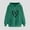 Green(New), variant on PNTUTB Women's Print Winter Hoodie Pullover Long Sleeved Comfortable Sweatshirt