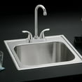 thumbnail image 2 of Elkay DPC1202010MR2 Dayton Stainless Steel 20" x 20" x 10-1/8", 1-Bowl Top Mount Laundry Sink, 2 of 2