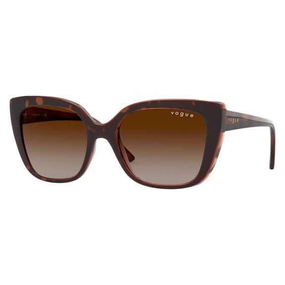 Vogue VO5337S Full Rim Square Dark Havana / Brown Gradient Sunglasses