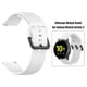 thumbnail image 5 of Correa de reloj ajustable de silicona para Samsung Galaxy Watch Active 2 40mm 44mm S, 5 of 7