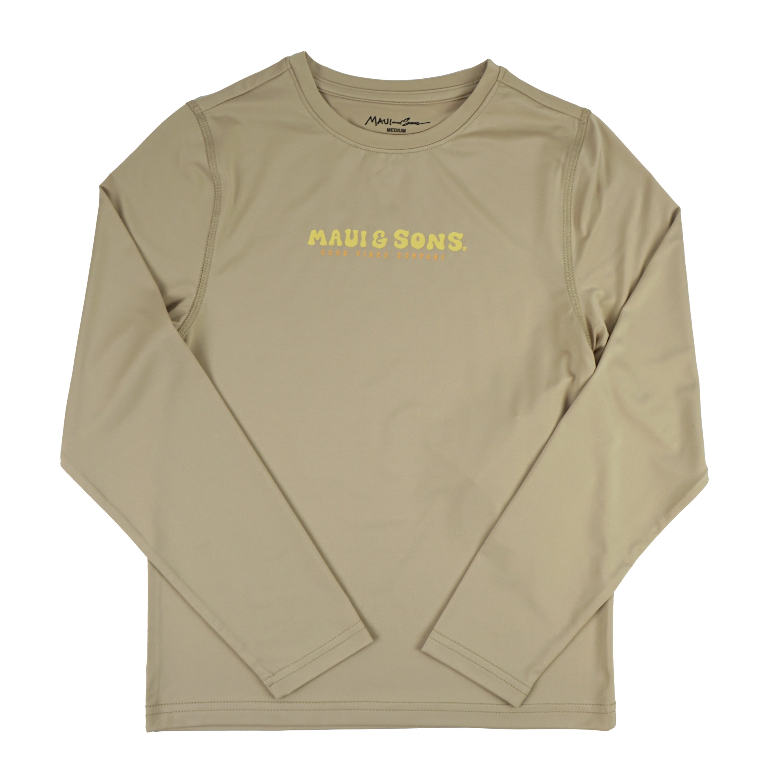 Maui and Sons Take It Easy Long Sleeve Sun Shirt for Girls Made With 50+ UPF Protection Moisture Wicking Fabric Designed for Everyday Comfort