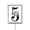RVyy-7, variant on Eveokoki Vintage Number 5 With Roses Sign 8x12Inch Aluminum with Stakes Suitable for Outdoor Parking Lots and Outdoor Tennis Courts and Public Places Number Signs Weatherproof and Easy to Install