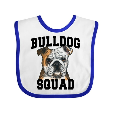 

Inktastic Dog Bulldog Squad Gift Baby Boy or Baby Girl Bib